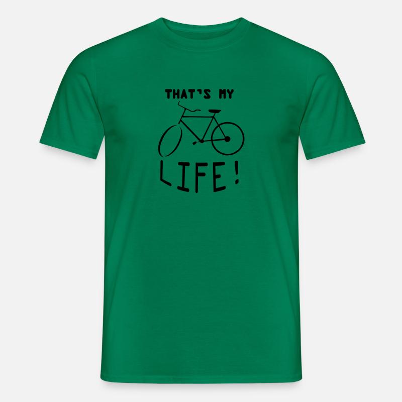 bicycle design FA2 - Männer T-Shirt - Kelly Green