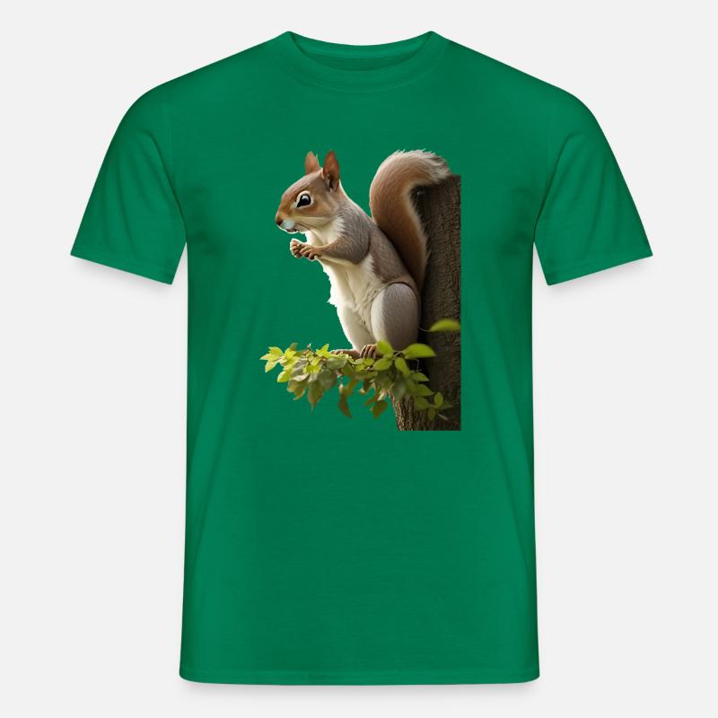 Eichhörnchen - Mænd T-shirt - kelly grøn