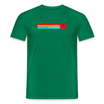 bmx retro - Männer T-Shirt - Kelly Green - Vorne - AI Model Male 178 dark (178cm)