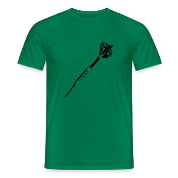 Darts Darts England Darts Darts Player Sport 1 - Men's T-Shirt - kelly green - Front - AI Model Male 178 dark (178cm)
