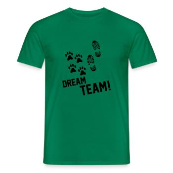 Équipe de rêve - T-shirt homme - vert - Devant - AI Model Male 178 dark (178cm)