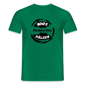 Pfälzer im anderen Bundesland - Männer T-Shirt - Kelly Green - Vorne - AI Model Male 178 dark (178cm)