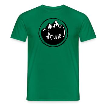 A vue ! - T-shirt homme - vert - Devant - AI Model Male 178 dark (178cm)