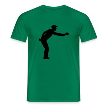 petanque jeu de boule - T-shirt homme - vert - Devant - AI Model Male 178 dark (178cm)