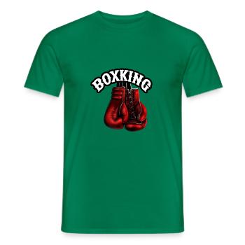Box-roi - T-shirt homme - vert - Devant - AI Model Male 178 dark (178cm)