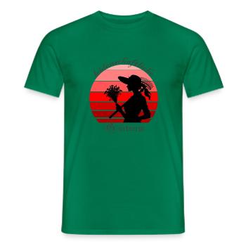 leidenschaftliche Gärtnerin, Plant lady - Männer T-Shirt - Kelly Green - Vorne - AI Model Male 178 dark (178cm)
