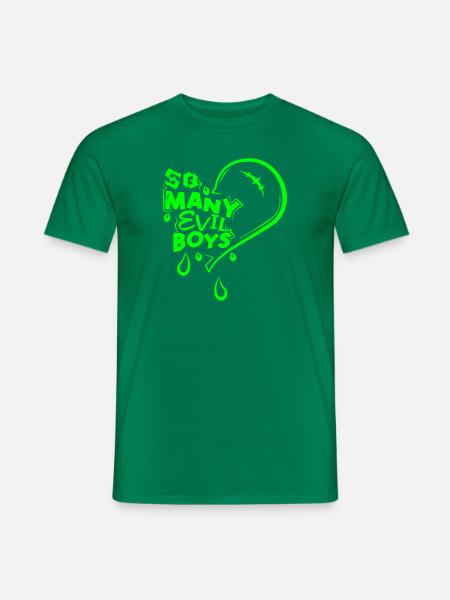 So Many Evil Boys - Männer T-Shirt - Kelly Green