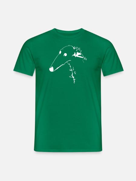 Barsoi Hund witzig - Männer T-Shirt - Kelly Green