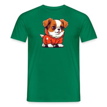 Cool Dog - Men's T-Shirt - kelly green - Front - AI Model Male 178 dark (178cm)