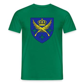 City coat of arms Saint Etienne Loire - Men's T-Shirt - kelly green - Front - AI Model Male 178 dark (178cm)