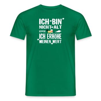 Ich bin nicht alt - Männer T-Shirt - Kelly Green - Vorne - AI Model Male 178 dark (178cm)