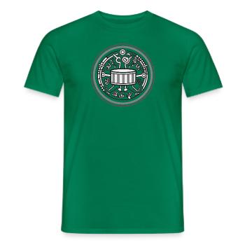 Drum Drummer Schlagzeug - Männer T-Shirt - Kelly Green - Vorne - AI Model Male 178 dark (178cm)