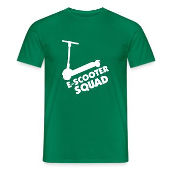 E-Scooter Roller Scooter - Männer T-Shirt - Kelly Green - Vorne - AI Model Male 178 dark (178cm)