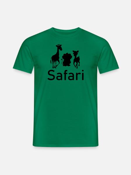 Safari Zoo Animal Safari Zoo - Männer T-Shirt - Kelly Green