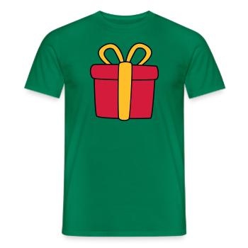 Geschenk - Frohe Weihnachten, Merry Cristmas, Xmas - Männer T-Shirt - Kelly Green - Vorne - AI Model Male 178 dark (178cm)