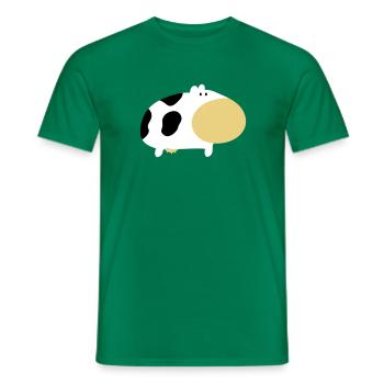 Vache - T-shirt homme - vert - Devant - AI Model Male 178 dark (178cm)