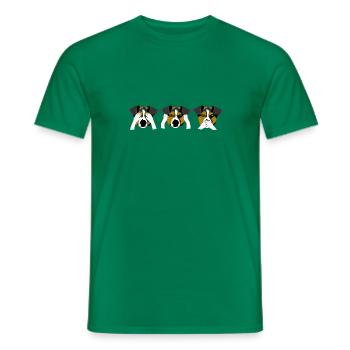 Hund - Männer T-Shirt - Kelly Green - Vorne - AI Model Male 178 dark (178cm)