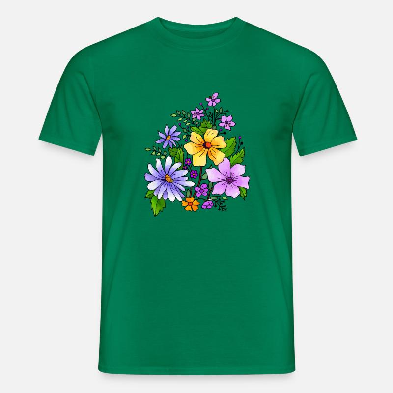 Blumen - Männer T-Shirt - Kelly Green