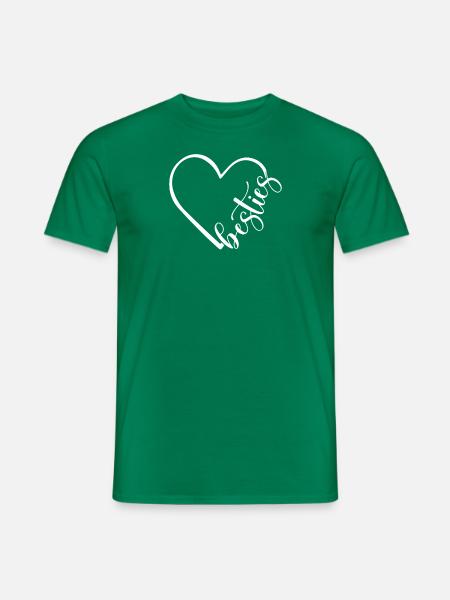 Infinity best friends Besties partnershirts - Männer T-Shirt - Kelly Green