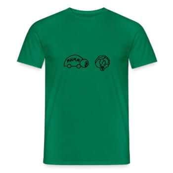 Turtle and lettuce head - Men's T-Shirt - kelly green - Front - AI Model Male 178 dark (178cm)