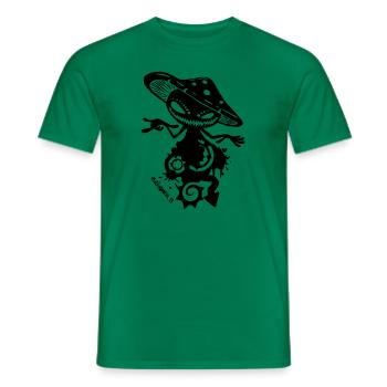 shroom iii 23 - T-shirt homme - vert - Devant - AI Model Male 178 dark (178cm)
