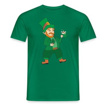 La fête de Patrick - T-shirt homme - vert - Devant - AI Model Male 178 dark (178cm)