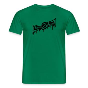 Born 2 Chill - Männer T-Shirt - Kelly Green - Vorne - AI Model Male 178 dark (178cm)