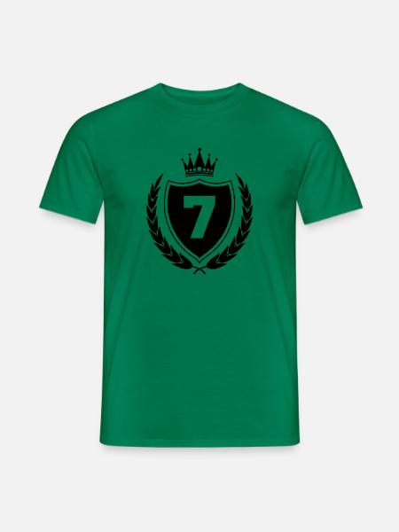 wappen 7 - Männer T-Shirt - Kelly Green