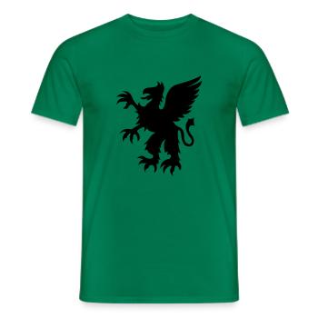 wappen_tier - T-shirt homme - vert - Devant - AI Model Male 178 dark (178cm)