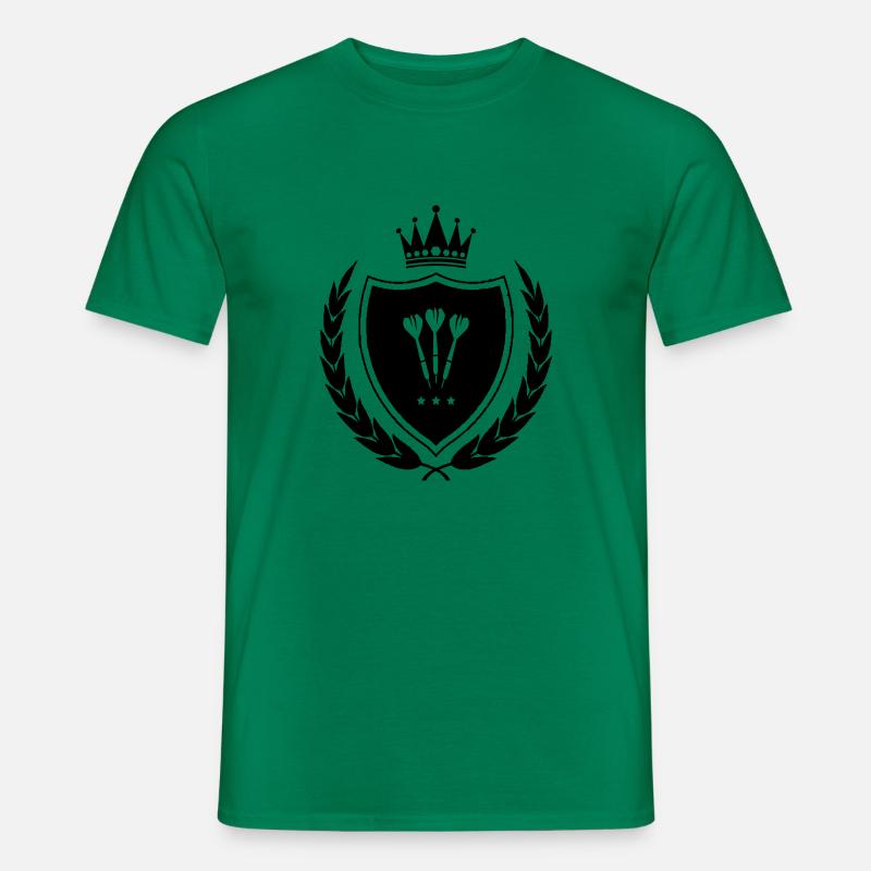Wappen Dart - Männer T-Shirt - Kelly Green