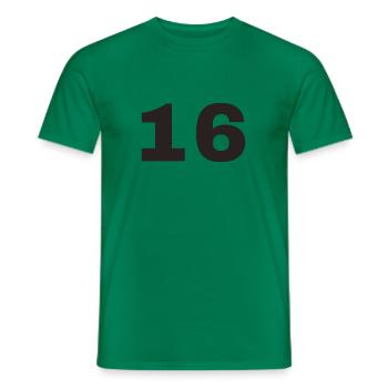 16 - T-shirt homme - vert - Devant - AI Model Male 178 dark (178cm)