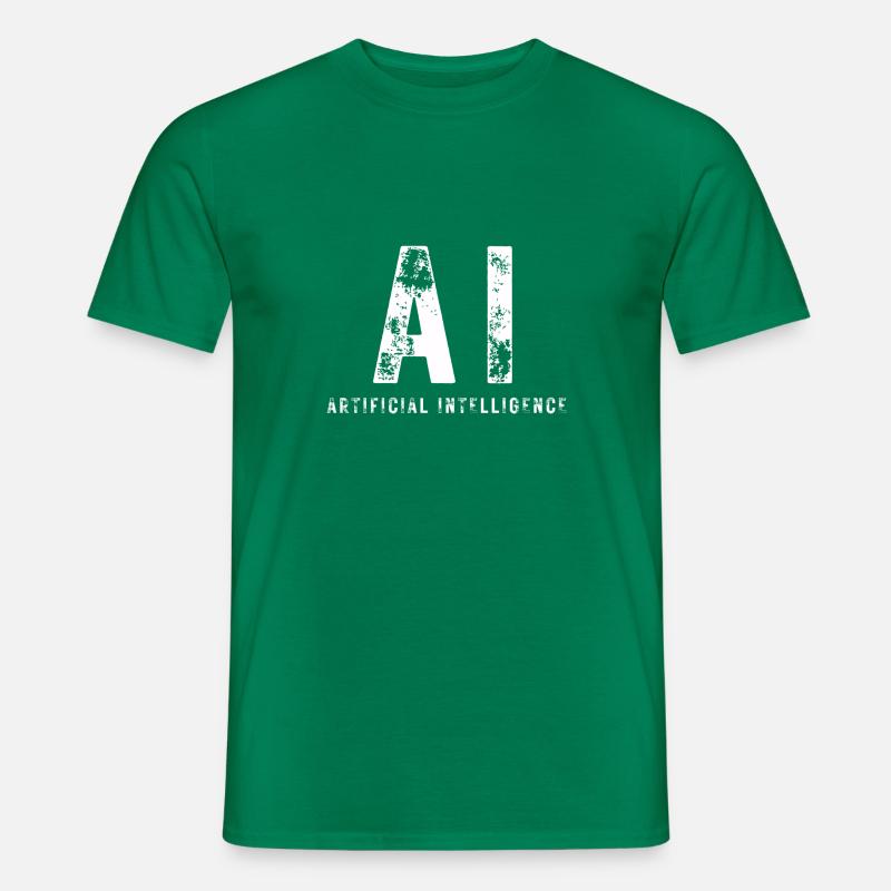 AI Künstliche Intelligenz - Männer T-Shirt - Kelly Green