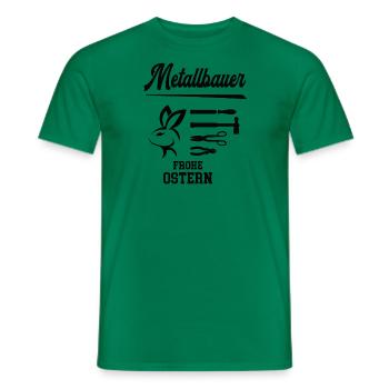 Metallbauer Ostern Geschenk Schlosser Meister Chef - Männer T-Shirt - Kelly Green - Vorne - AI Model Male 178 dark (178cm)