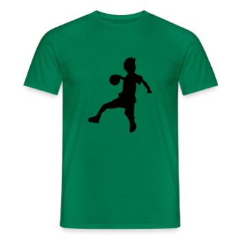 dodgeball - Men's T-Shirt - kelly green - Front - AI Model Male 178 dark (178cm)