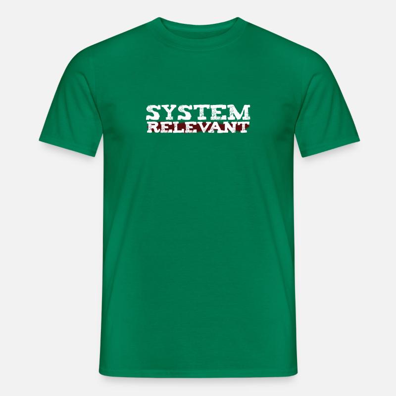 Systemrelevant - Ein Dank an die wahren Helden - Männer T-Shirt - Kelly Green