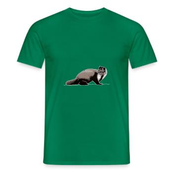 marten - Men's T-Shirt - kelly green - Front - AI Model Male 178 dark (178cm)