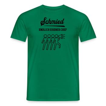 Schmied Chef Firmengründung Selbstständigkeit - Männer T-Shirt - Kelly Green - Vorne - AI Model Male 178 dark (178cm)