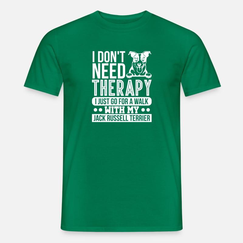 Jack Russell - Männer T-Shirt - Kelly Green