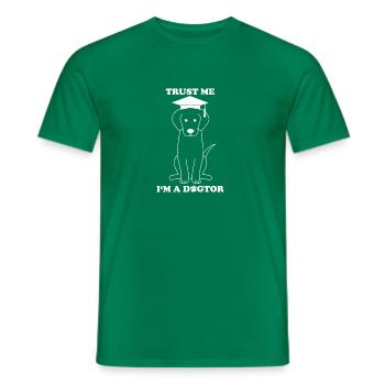 Trust me I‘m a dogtor - Männer T-Shirt - Kelly Green - Vorne - AI Model Male 178 dark (178cm)