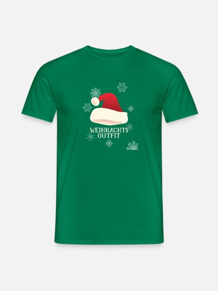 Lustiger Spruch Weihnachtsoutfit weihnachten - Männer T-Shirt - Kelly Green
