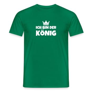 Ich Bin Der König - Männer T-Shirt - Kelly Green - Vorne - AI Model Male 178 dark (178cm)