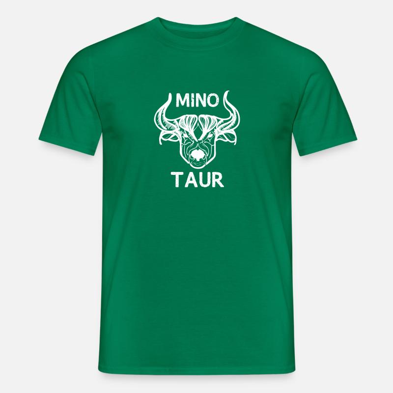 Starker Minotaurus - Männer T-Shirt - Kelly Green