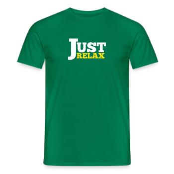 Détendez-vous - T-shirt homme - vert - Devant - AI Model Male 178 dark (178cm)