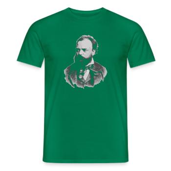 Antonin Dvorak - Men's T-Shirt - kelly green - Front - AI Model Male 178 dark (178cm)