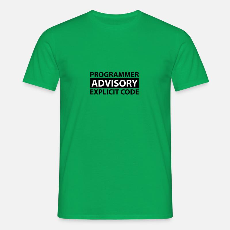 Expliziter Code für Programmierer - Männer T-Shirt - Kelly Green