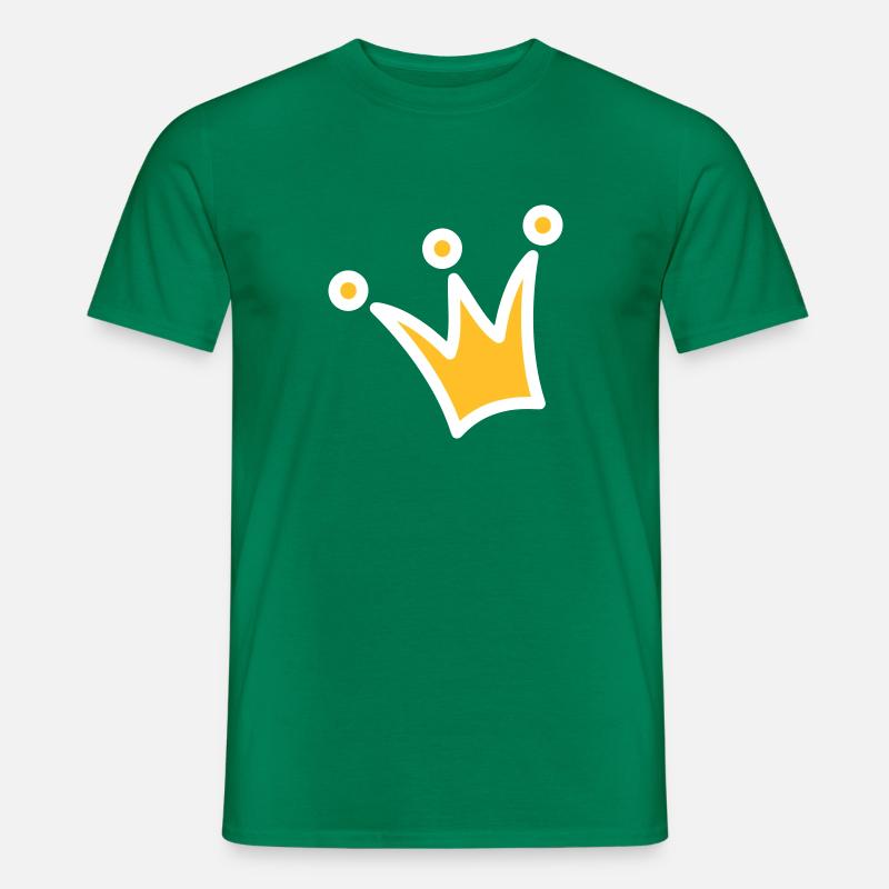 Crown Crown Princess Crown Princess Prince - T-shirt uomo - verde kelly
