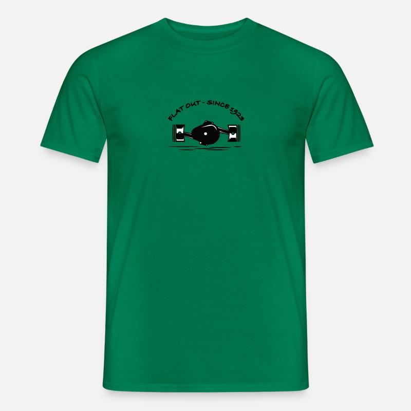 FLAT OUT - SINCE 1923 - Männer T-Shirt - Kelly Green