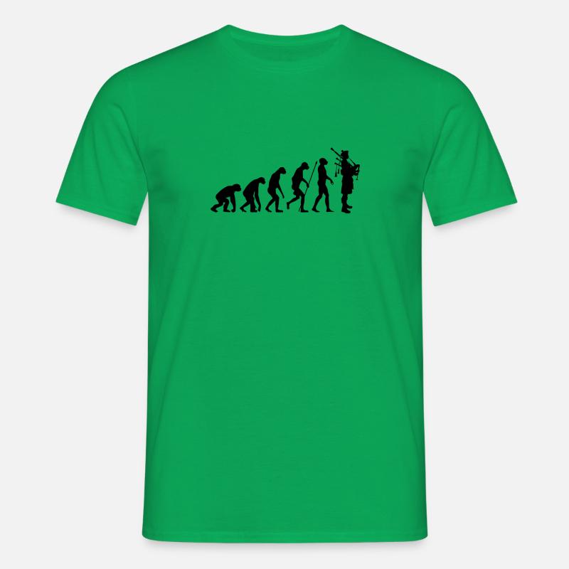 Dudelsack Evolution - Männer T-Shirt - Kelly Green