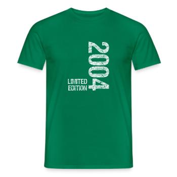 18th Birthday Young Girls 18 Years 2004 Funny - Men's T-Shirt - kelly green - Front - AI Model Male 178 dark (178cm)