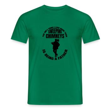 Schornsteinfeger Dad Essenkehrer Vater Kaminkehrer - Männer T-Shirt - Kelly Green - Vorne - AI Model Male 178 dark (178cm)